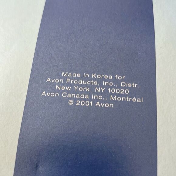 New old stock sleek gold tone AVON collar necklace & earrings 2001 - Picture 7 of 10